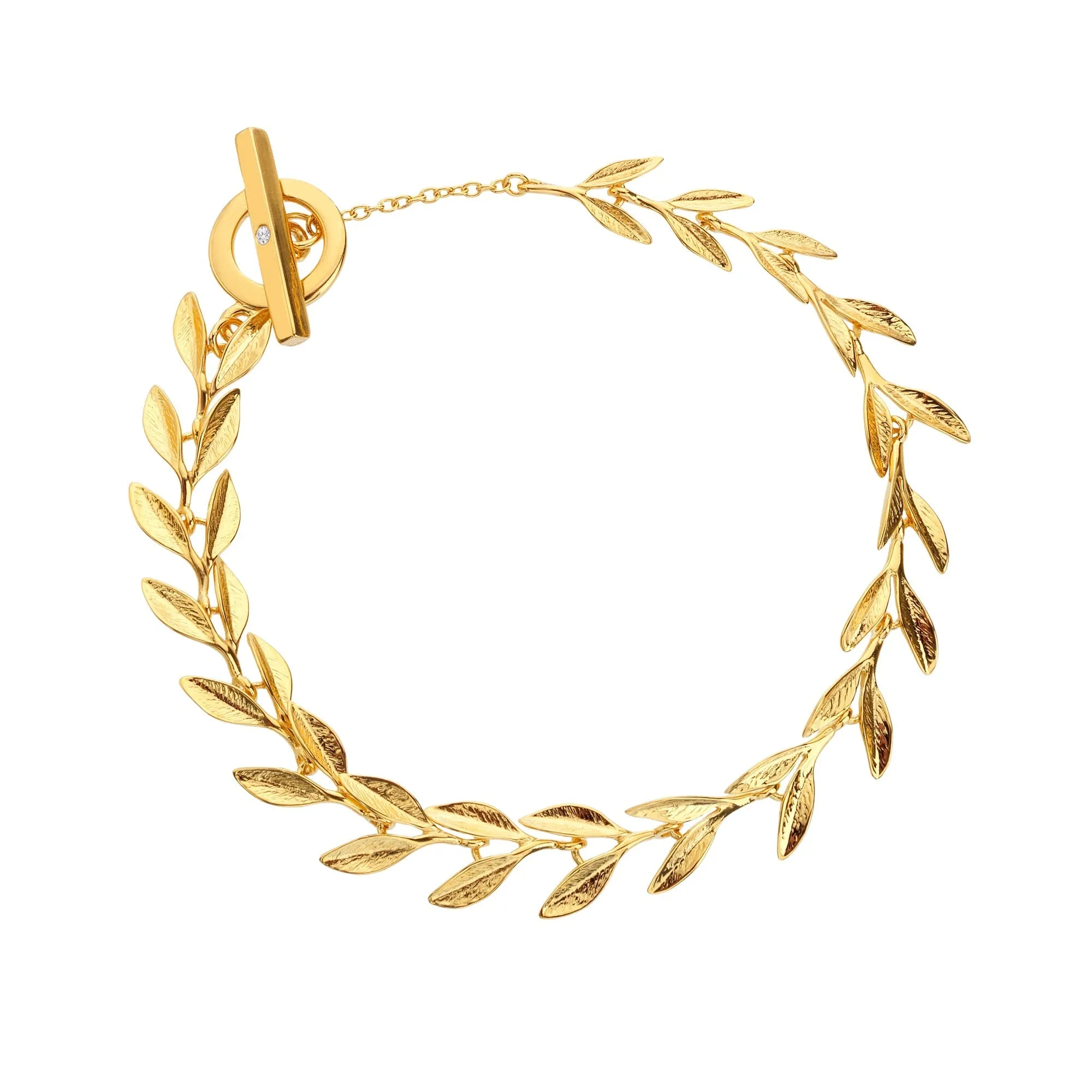 18ct Gold HD X TG Laurel Bracelet DL688