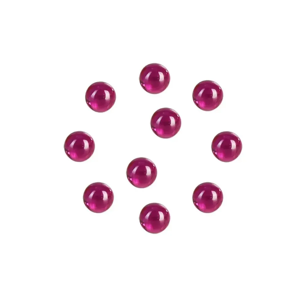 6mm Ruby Terp Pearls 10Pcs