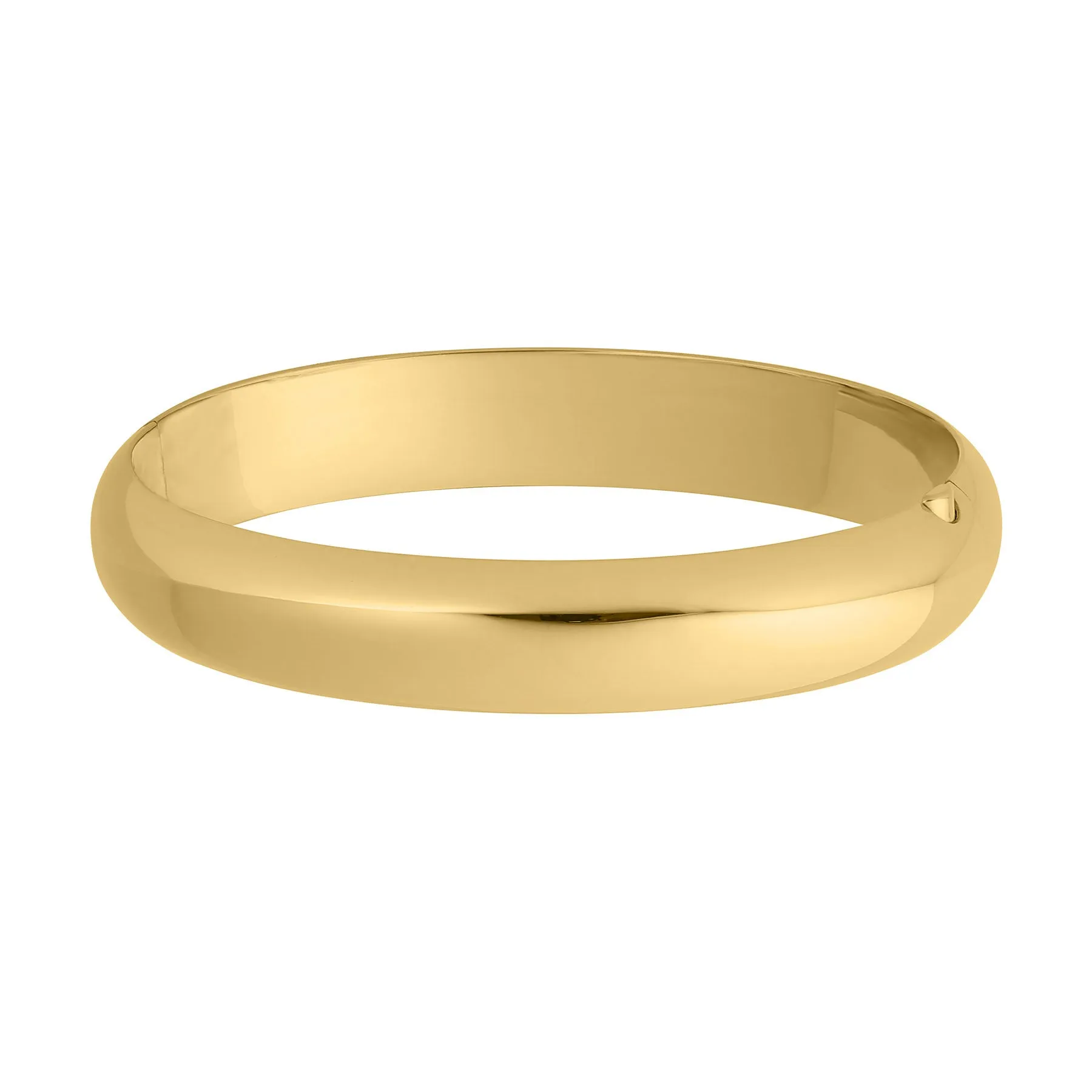 Adult 14K Gold Filled Plain 12mm Large Bangle