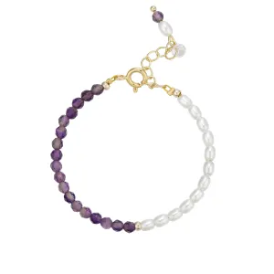 Amethyst Bead Bracelet (Baby)