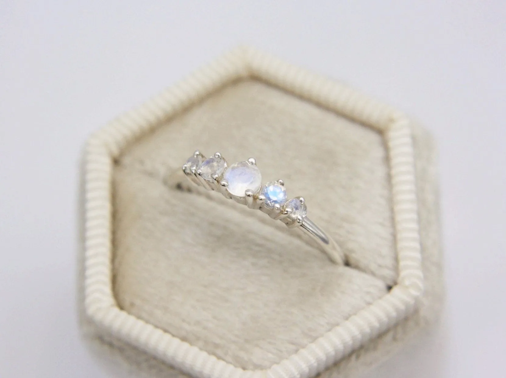 Artemis Ring in Moonstone