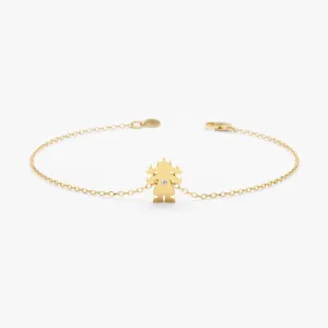 Baby Girl Diamond Bracelet, Greta