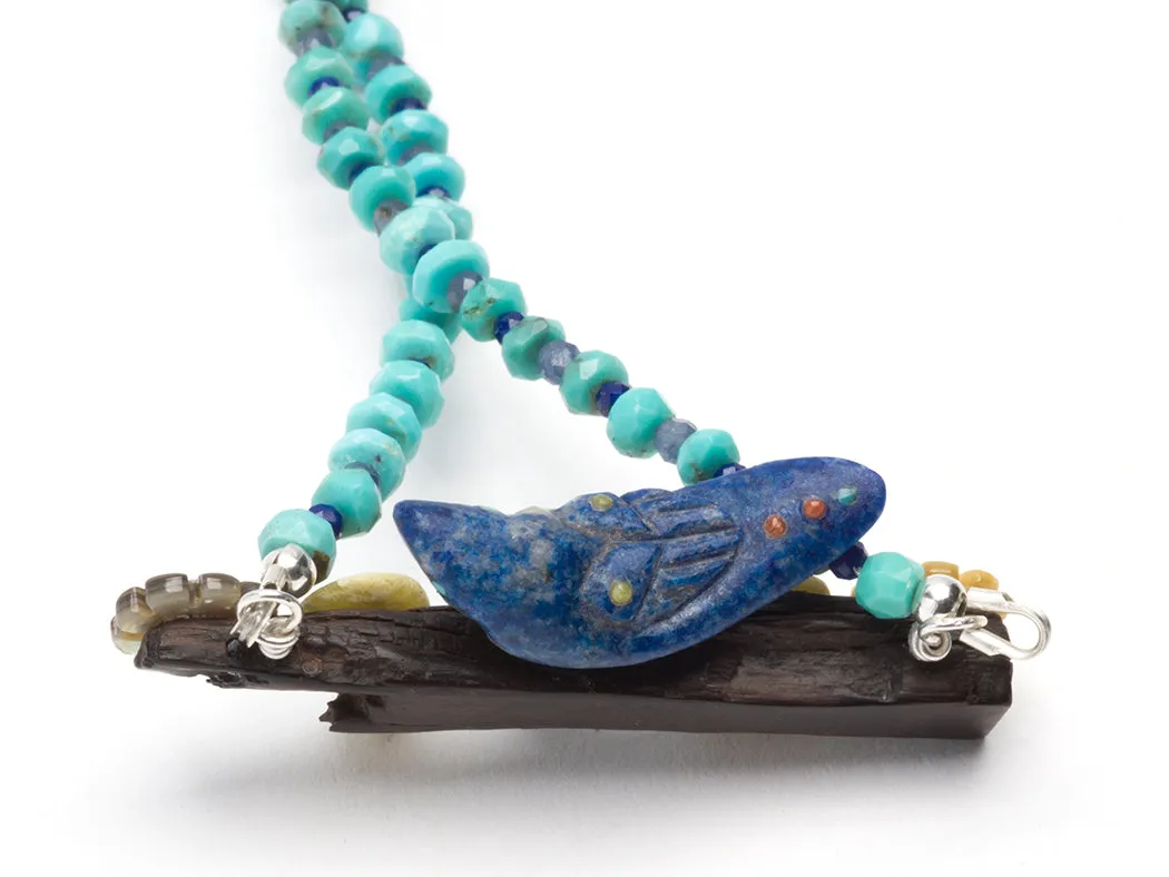 Bluebird's Tidings Pendant Necklace