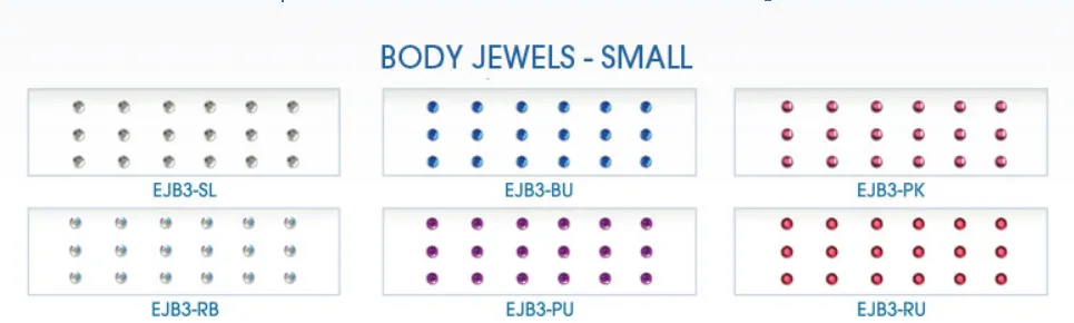 Body Jewels Small 3mm