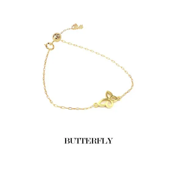 BUTTERFLY LUCKY CHARM BRACELET