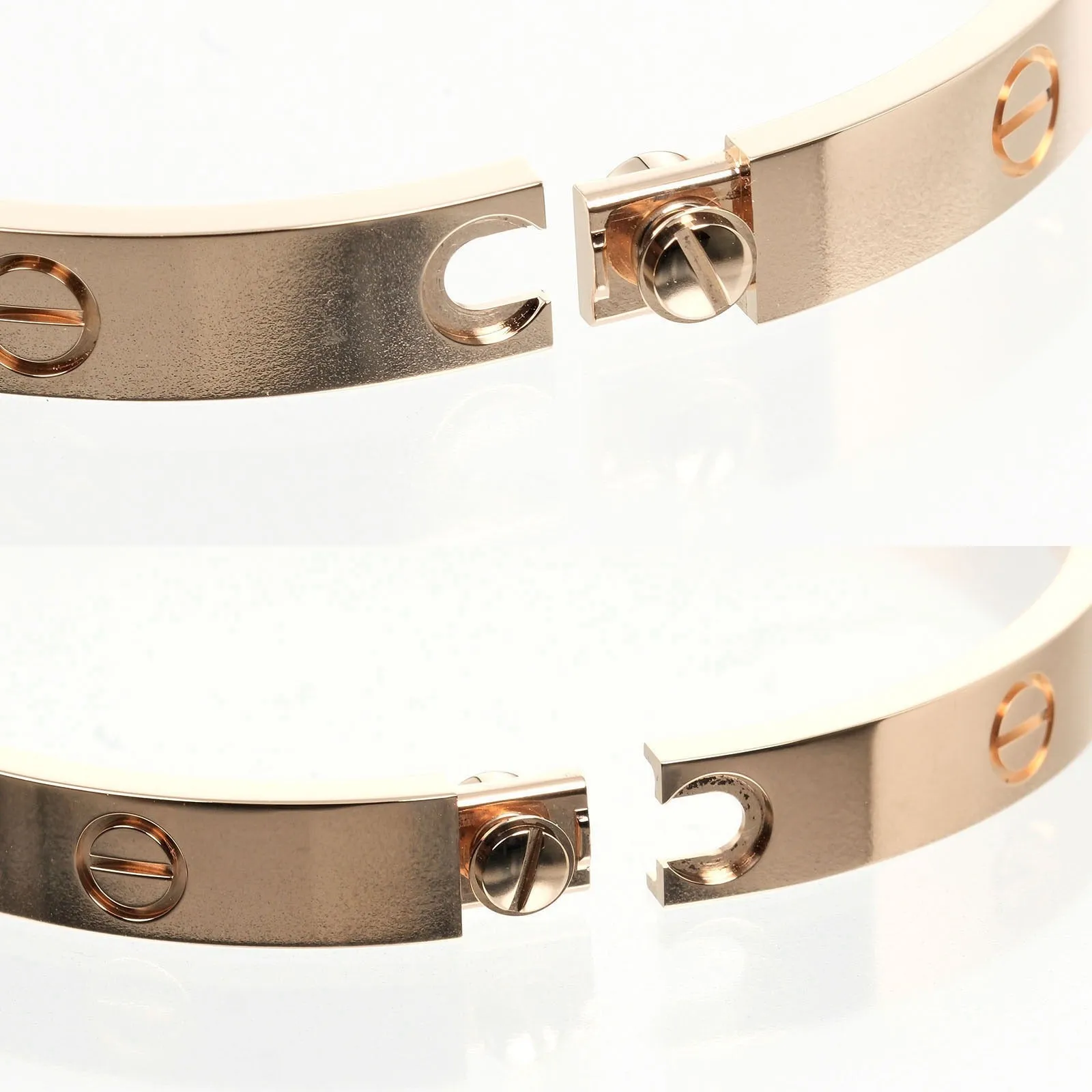 Cartier Love Bracelet K18 Pink Gold 4P Diamond