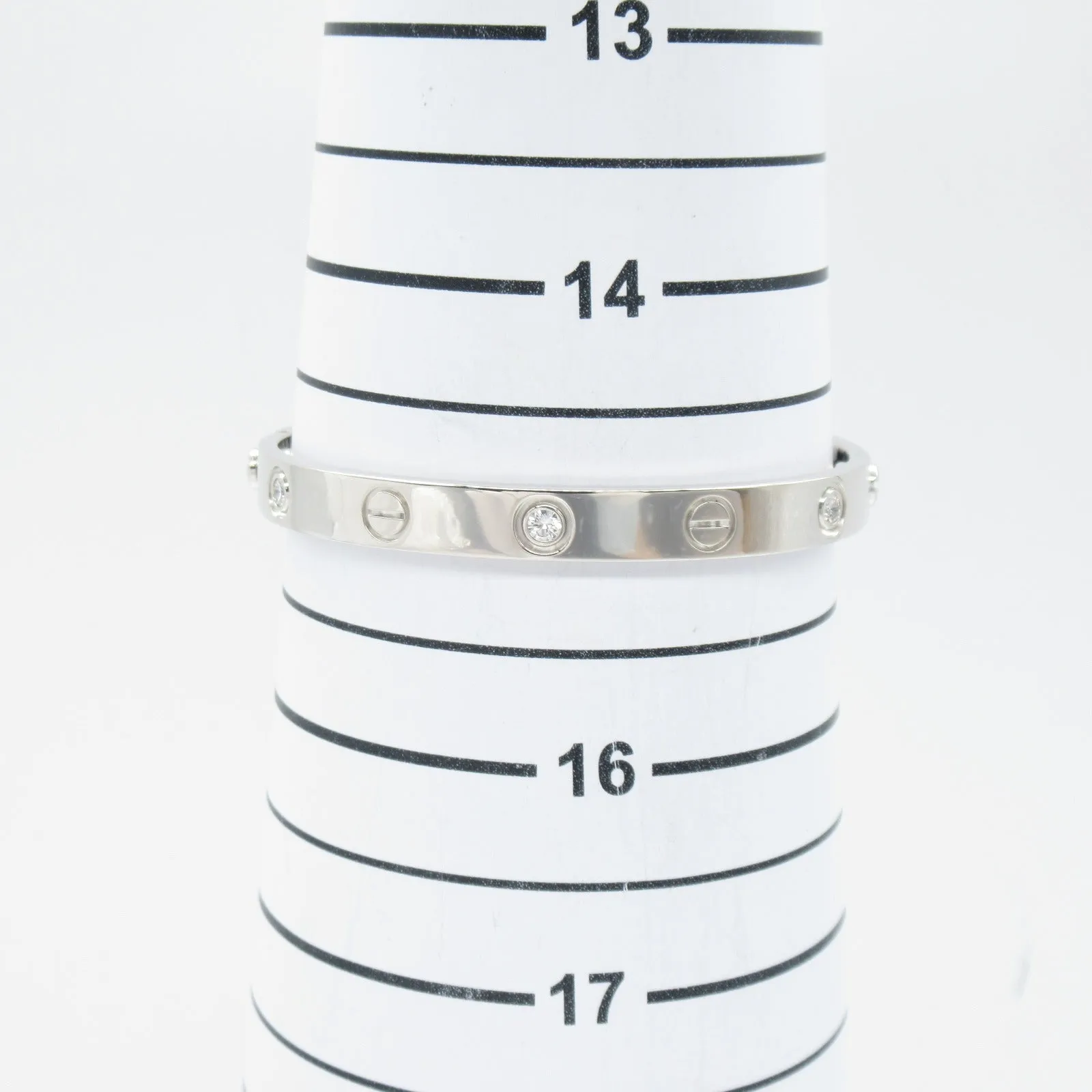 Cartier Love Half Diamond Bracelet K18WG