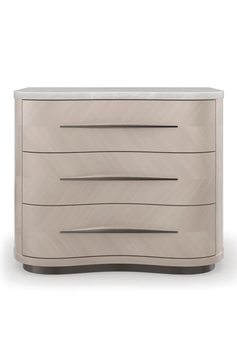 Chevron-Patterned Nightstand | Caracole Nomadic