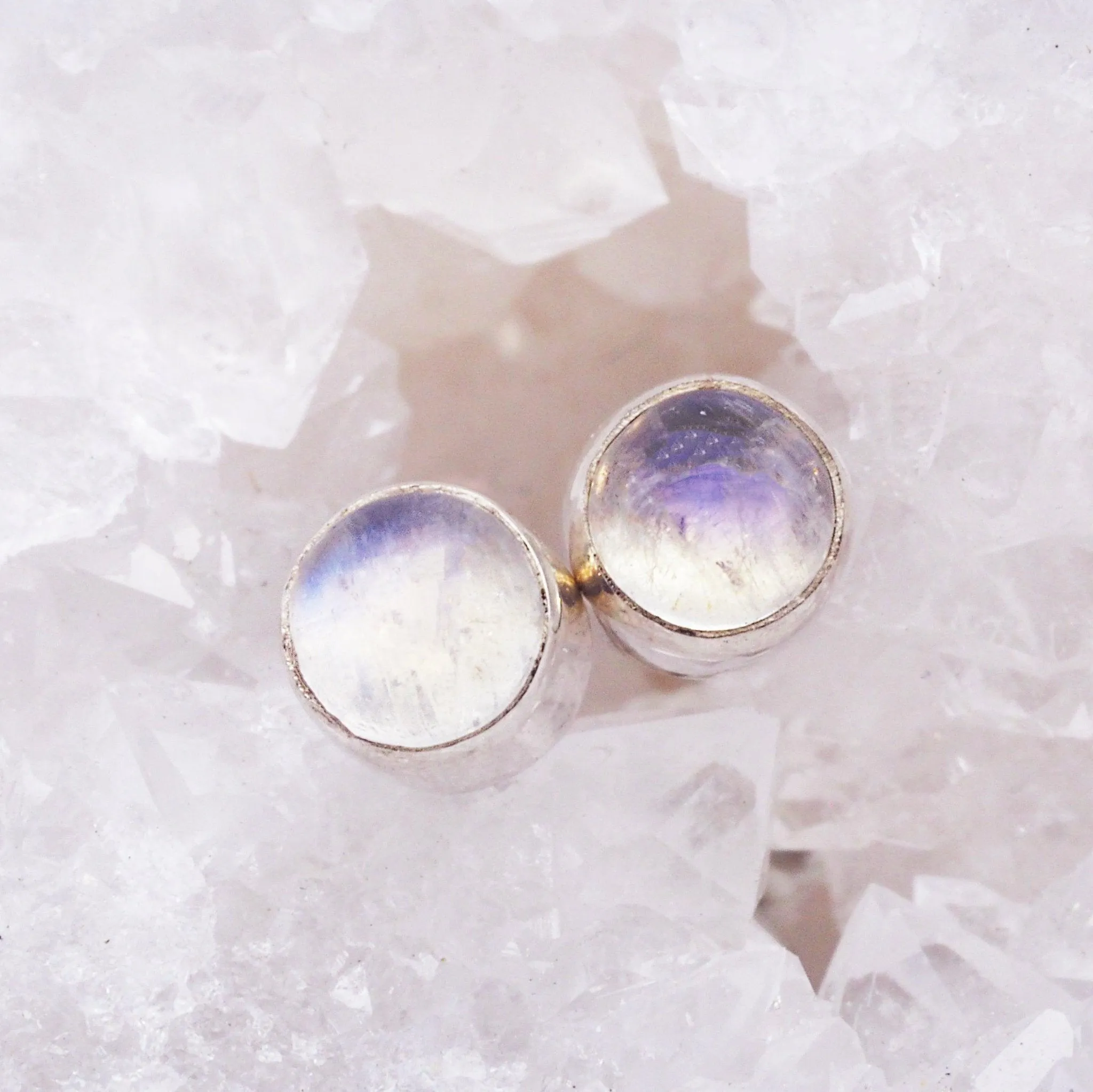 Dainty Moonstone Studs