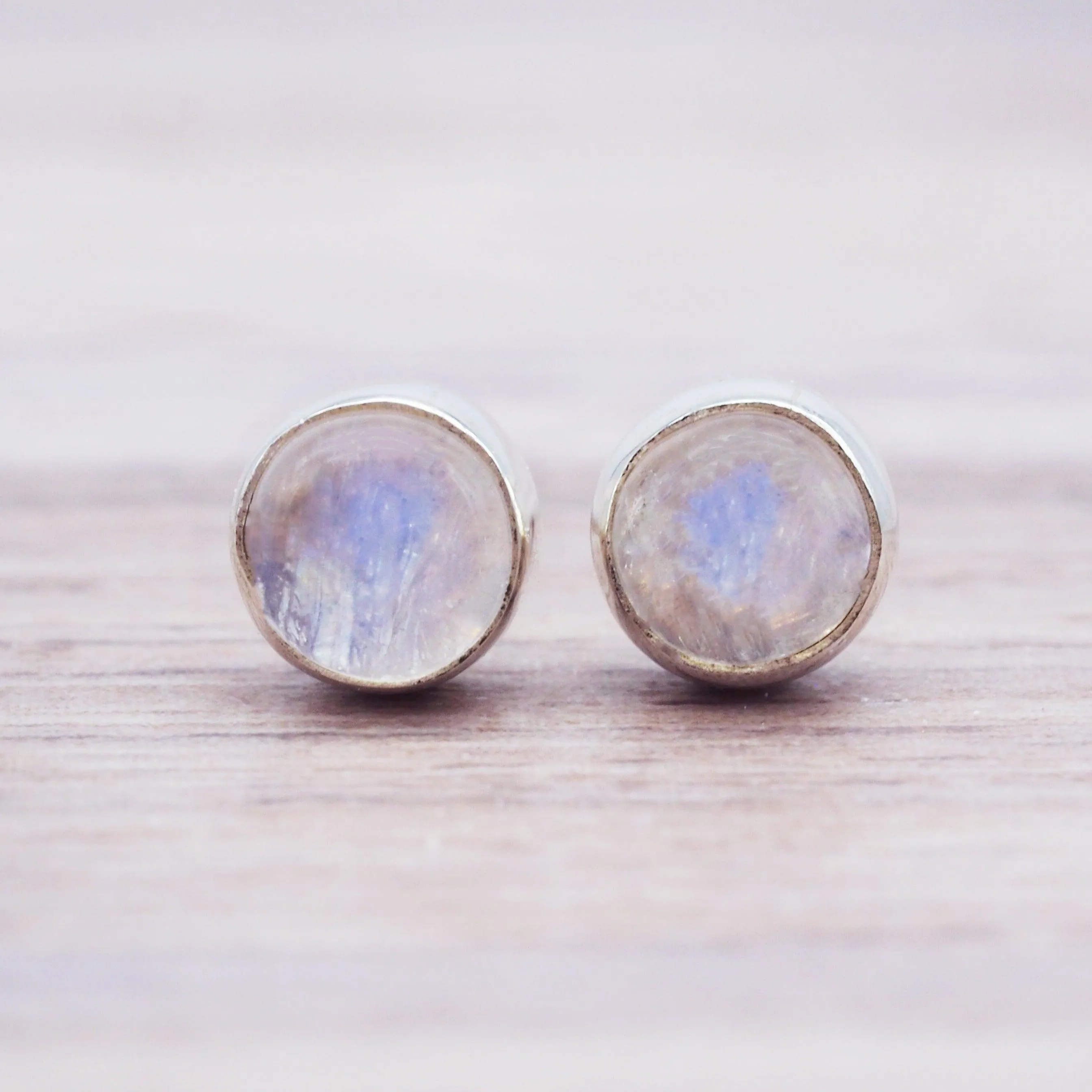 Dainty Moonstone Studs