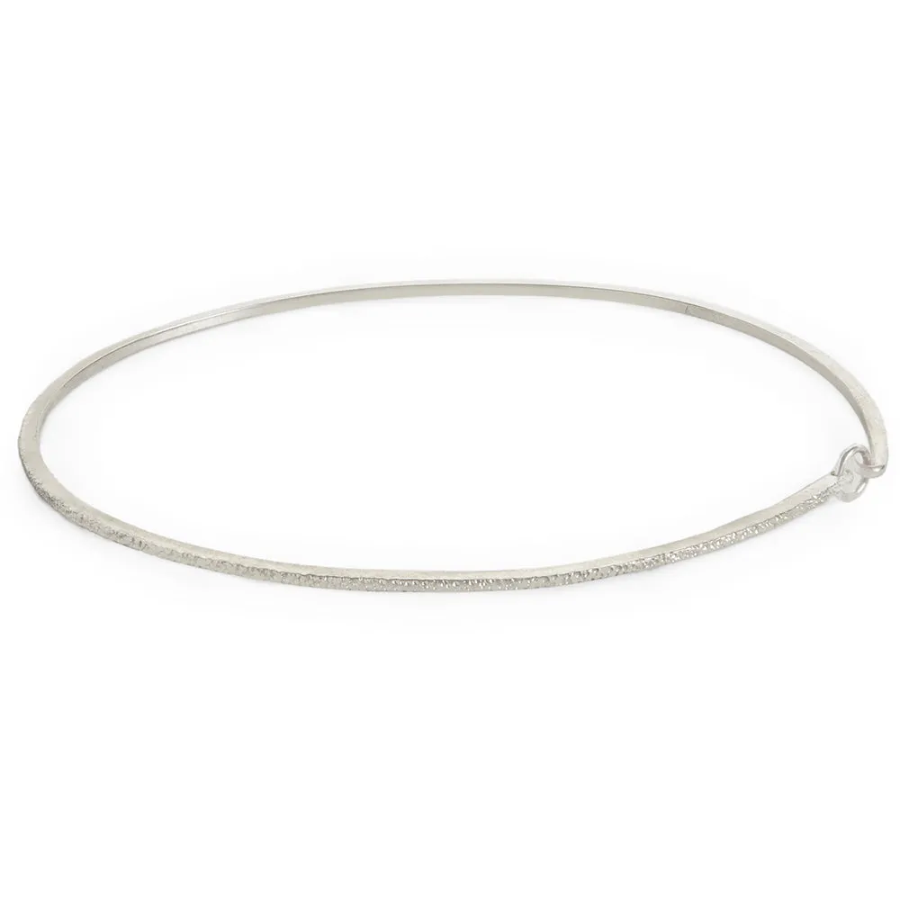 Diamond Dusted Petite Bangle Bracelet