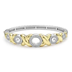 Embrace 18K Gold XO Diamond Bracelet