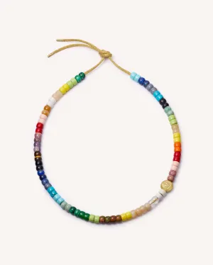 FORTE Beads Rainbow Necklace with Sorriso Bead