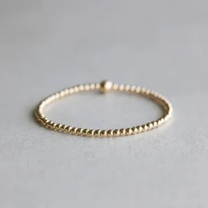 Gold Danity Bracelet- 3mm