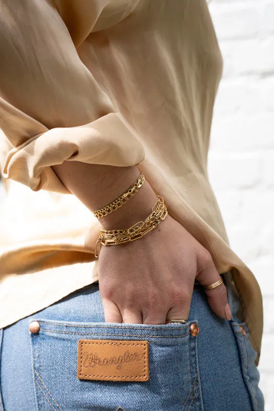 Gold Filled Curb Link Bracelet