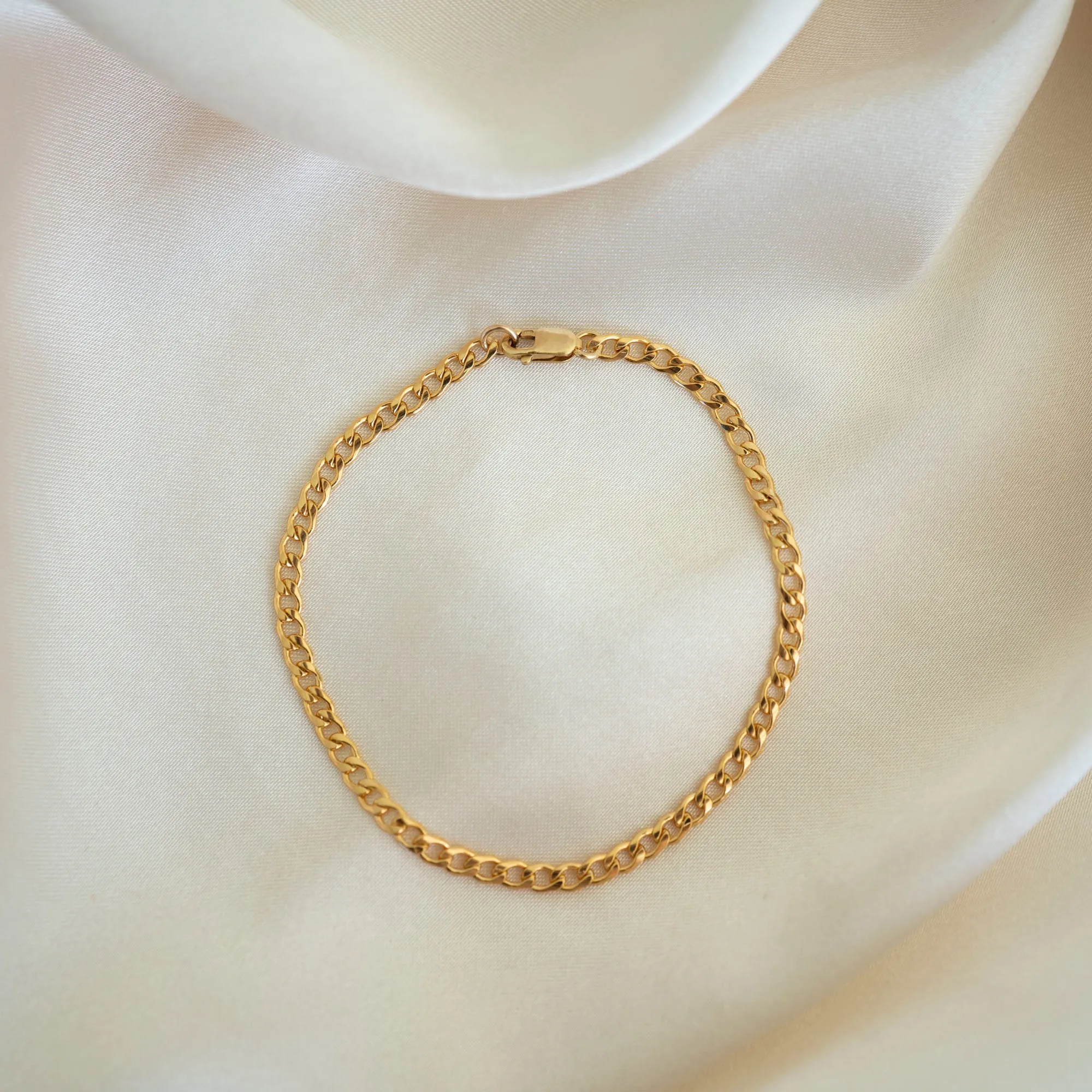 Gold Filled Curb Link Bracelet