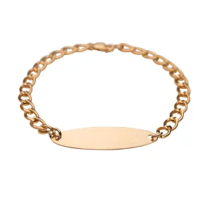 Gold Filled Neptune ID Bracelet