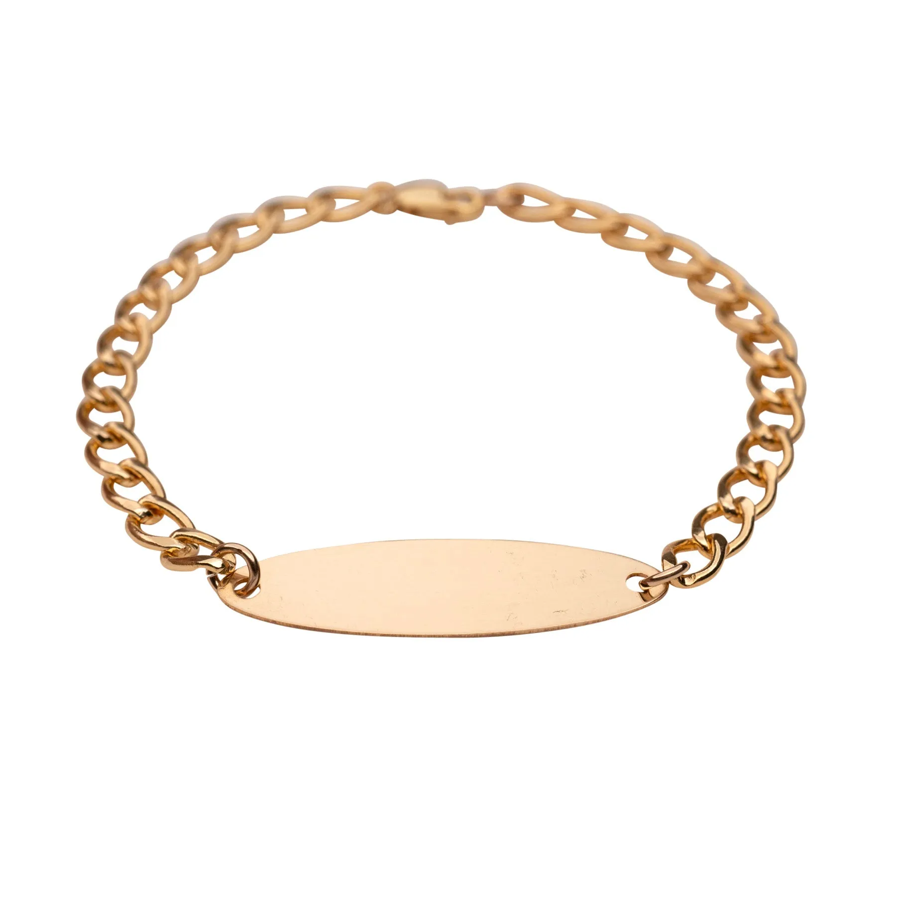 Gold Filled Neptune ID Bracelet