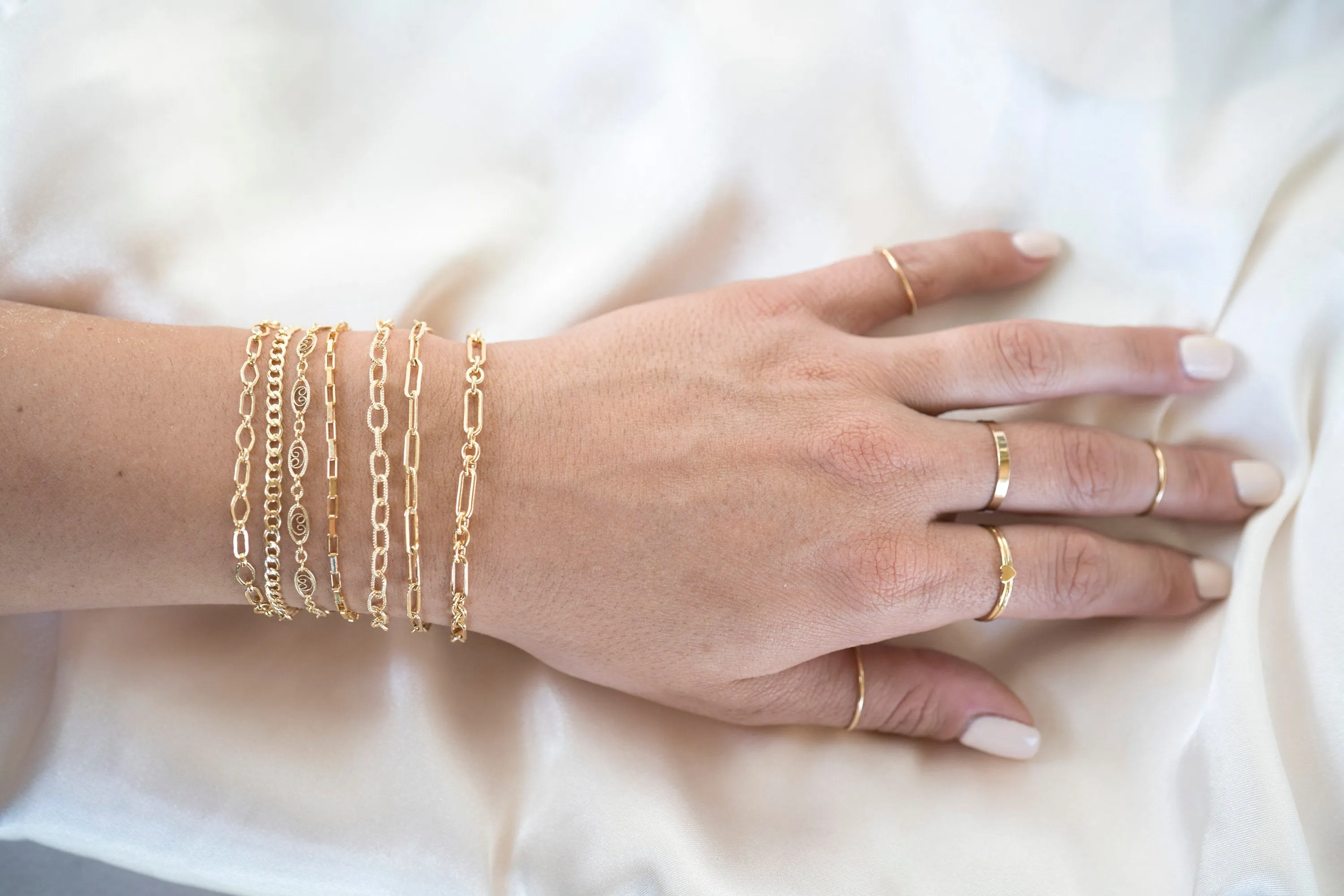 Gold Filled Rectangle Bracelet