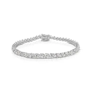 Graduated Sideways Marquise Diamond Bracelet