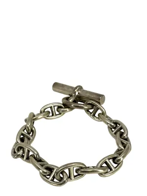 Hermes Silver Chaine D'Ancre Link Bracelet