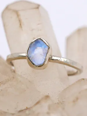 Hiouchi Sterling Silver Stone Stacker Ring | Moonstone