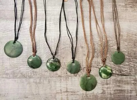 Jade Circle Pendants- made in Jade City