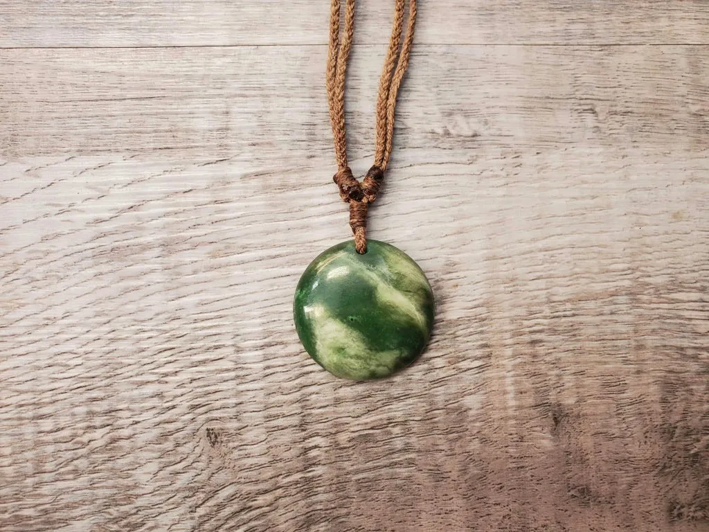 Jade Circle Pendants- made in Jade City