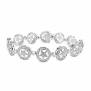 KELLY HERD SMALL STAR BRACELET - STERLING SILVER