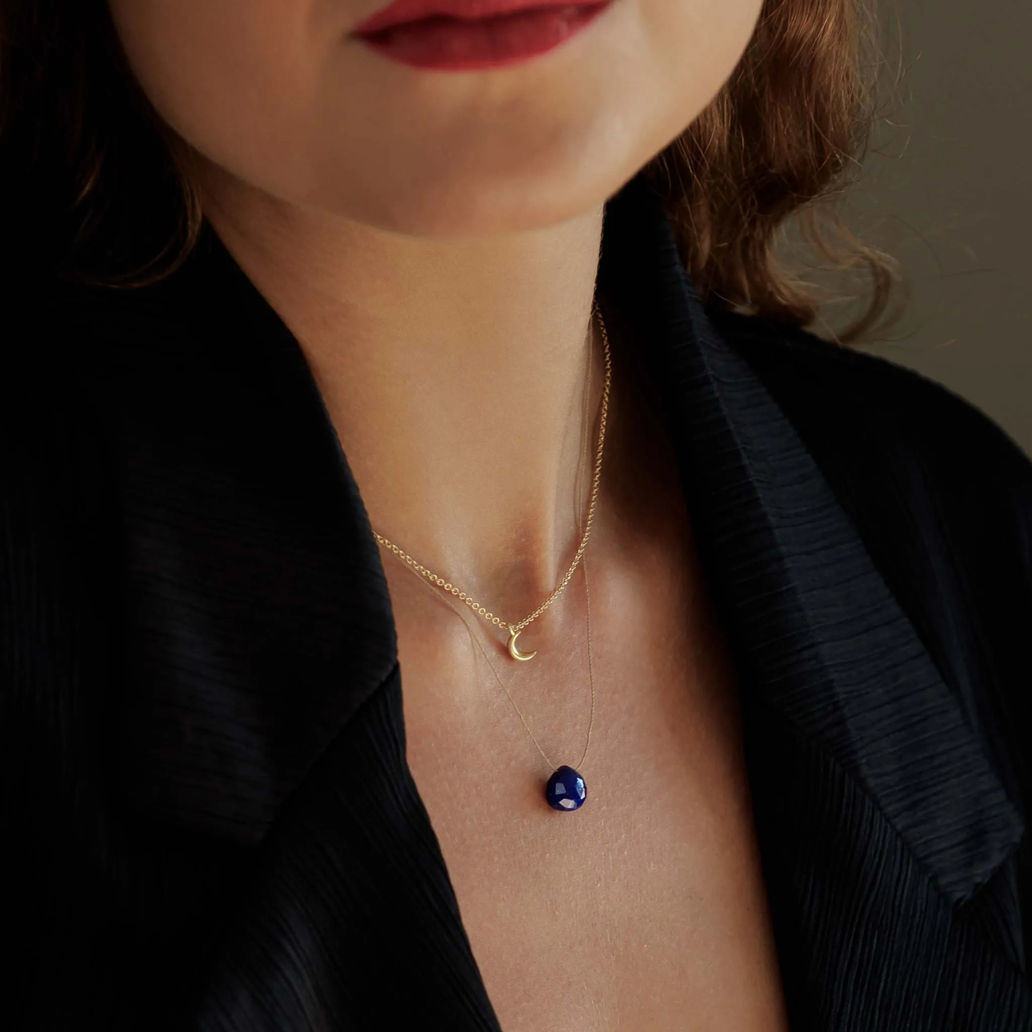 Lapis Lazuli Fine Cord Necklace