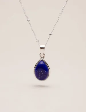 Lapis Mini Pendant Necklace