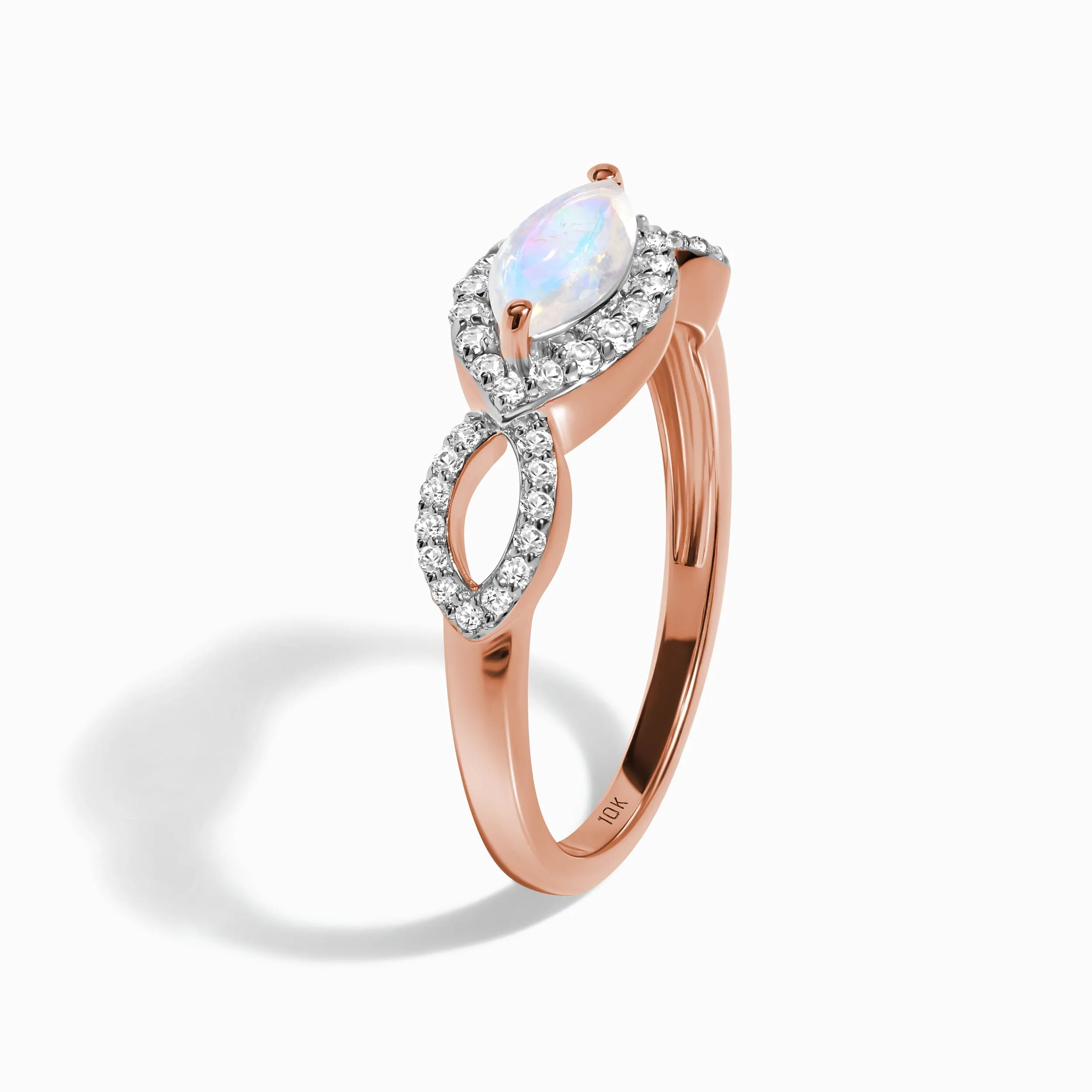 Moonstone Diamond Ring - Harmony