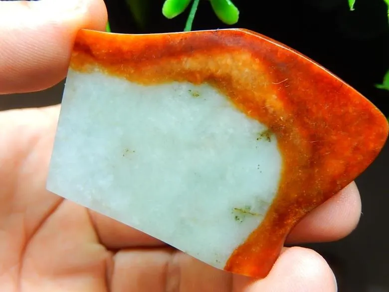 Natural Jade Rough Jadeite Raw (15g, 55X40X3.5mm)