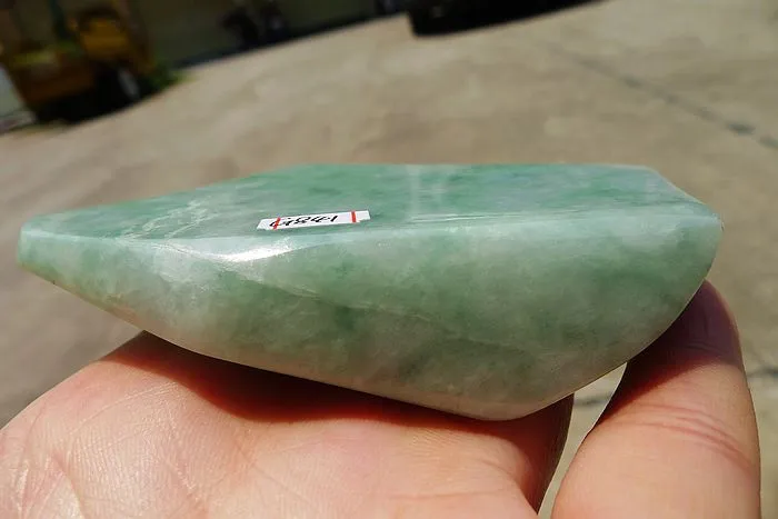 Natural Jade Rough Jadeite Raw (195g,8.5X5.8X1.6cm)