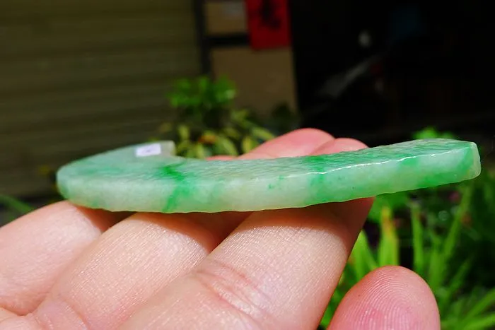 Natural Jade Rough Jadeite Raw (20g,8X4X0.45cm)