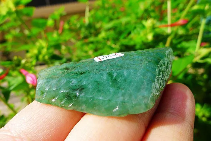 Natural Jade Rough Jadeite Raw (23g,6.1X3.1X0.75cm)