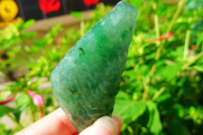 Natural Jade Rough Jadeite Raw (23g,6.1X3.1X0.75cm)