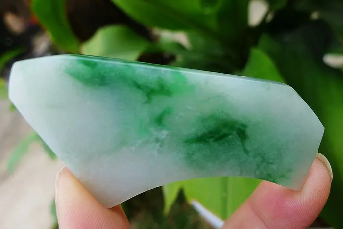 Natural Jade Rough Jadeite Raw (23g,6.4X3.4X0.4cm)