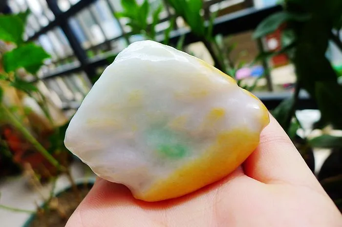 Natural Jade Rough Jadeite Raw (310g,8X4.5X4.3cm)