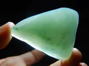 Natural Jade Rough Jadeite Raw (42g, 51X42X15mm)