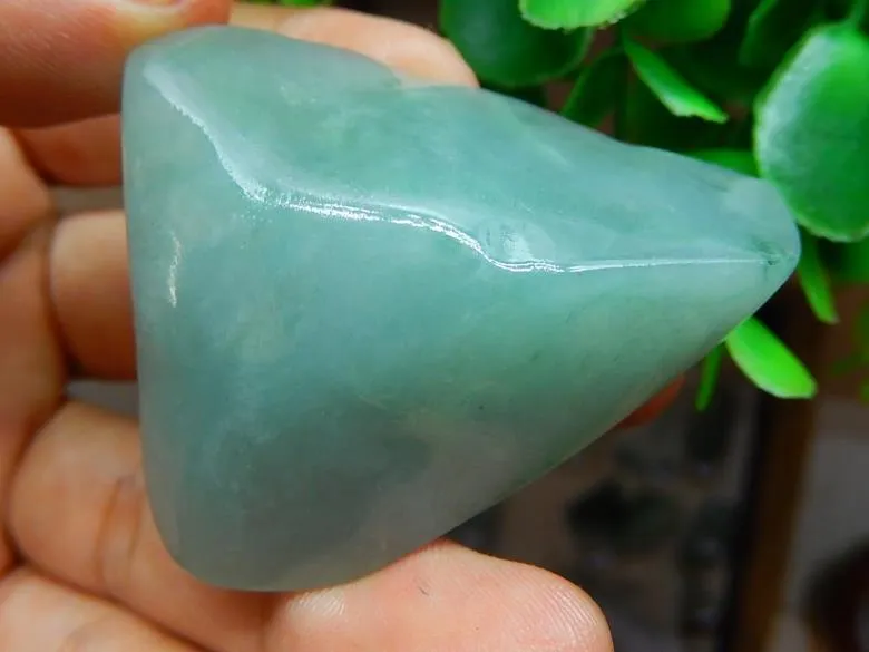 Natural Jade Rough Jadeite Raw (42g, 51X42X15mm)