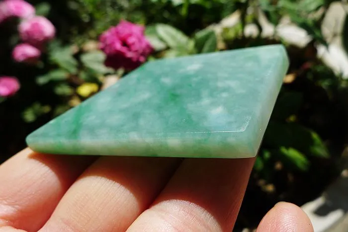 Natural Jade Rough Jadeite Raw (43g,7.6X5.4X0.55cm)