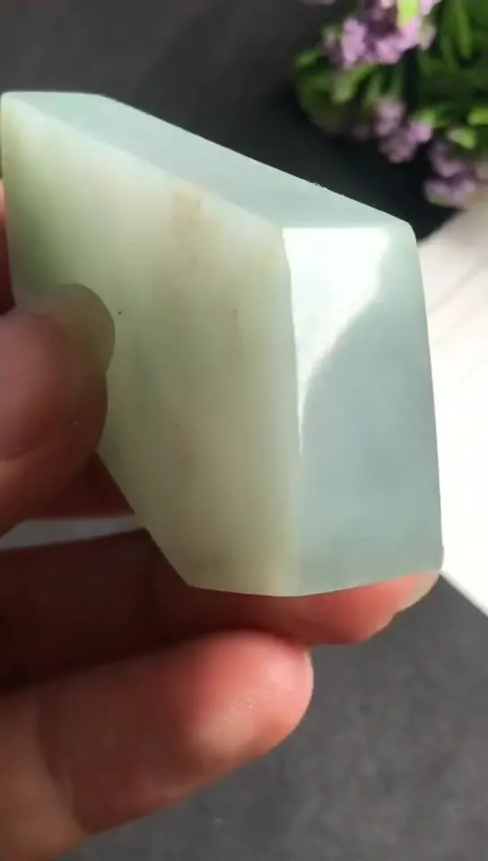 Natural Jade Rough Jadeite Raw (44g,4.8x3.1x1.3cm)-V1448