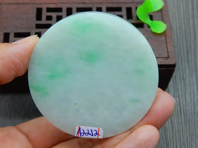 Natural Jade Rough Jadeite Raw (64g, 54X54X18.5mm)