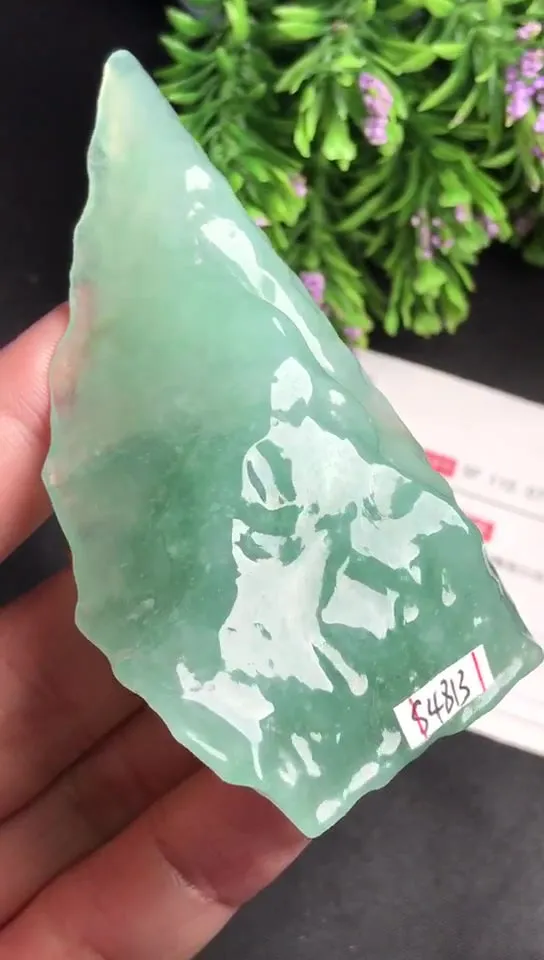 Natural Jade Rough Jadeite Raw (69g,70X40X15.6mm)-S4813