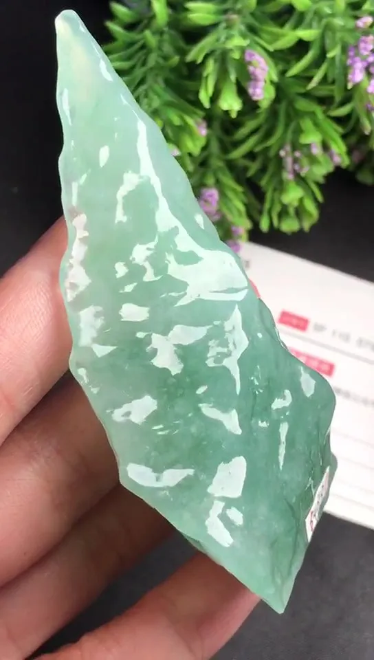 Natural Jade Rough Jadeite Raw (69g,70X40X15.6mm)-S4813