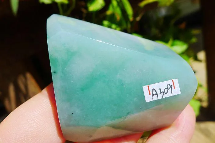 Natural Jade Rough Jadeite Raw (76g,5.3X4.8X1.7cm)