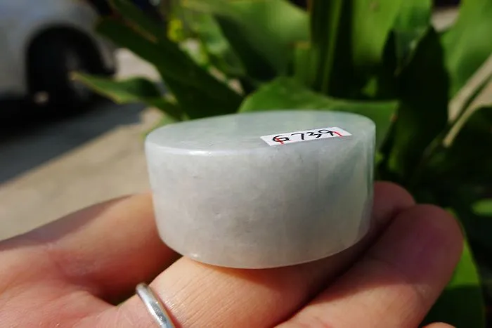 Natural Jade Rough Jadeite Raw (77g,4X4X1.8cm)