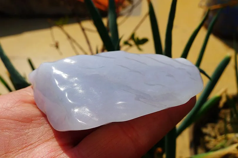 Natural Jade Rough Jadeite Raw (88.6g,6.9X4.6X1.6cm)