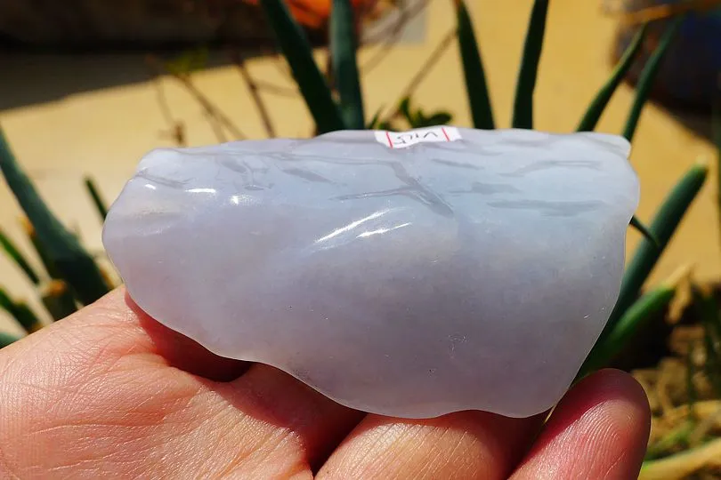 Natural Jade Rough Jadeite Raw (88.6g,6.9X4.6X1.6cm)